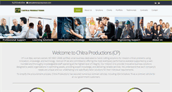 Desktop Screenshot of chitraproductions.com